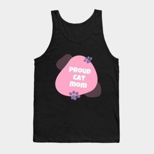 Proud Cat Mom Gift Idea Tank Top